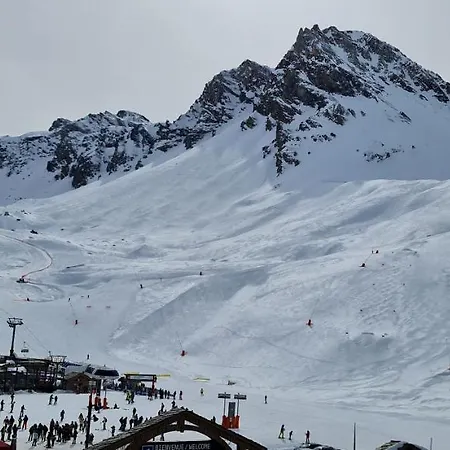 Tignes Rond Point Des Pistes Vue Panoramique Au Soleil Apartment Exterior photo